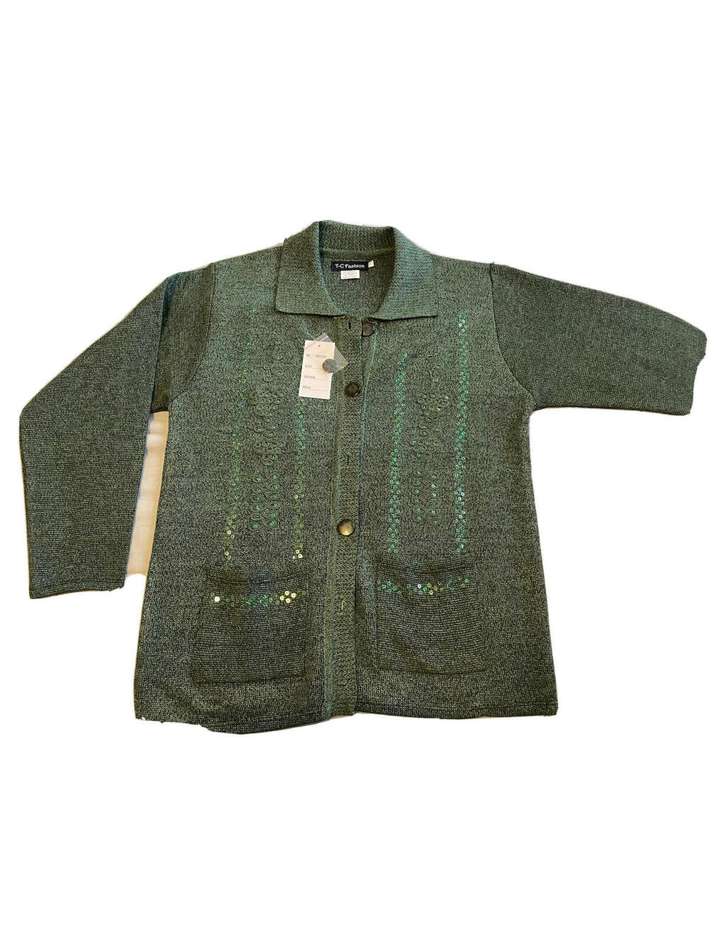 NEW T-C Fashion Sparkle Women’s Sweater Medium (B4)